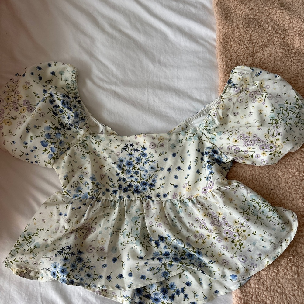 Altar'd State Floral Print Top